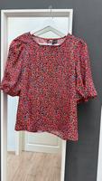 Leo Bluse Puffärmel Vero Moda neon pink orange Gr. XS Hessen - Pohlheim Vorschau