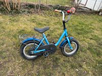 Kinder Fahrrad blau 12 Zoll m. Gepäckträger München - Bogenhausen Vorschau