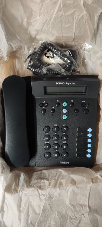 Telefon Phillips Sopho Ergoline D325-4 isdn Deko in Herschbach (Oberwesterwald)
