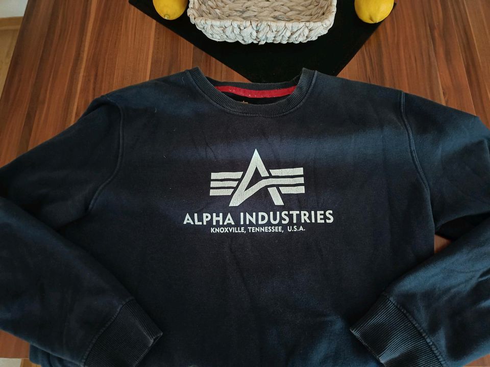 2x Alpha Industries Pullover dunkelblau XL guter 2 verfügbar in Varel