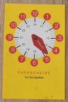 DDR Parkscheibe Trabant Wartburg Lada mit Werbung Staatliche Vers Sachsen-Anhalt - Halle Vorschau