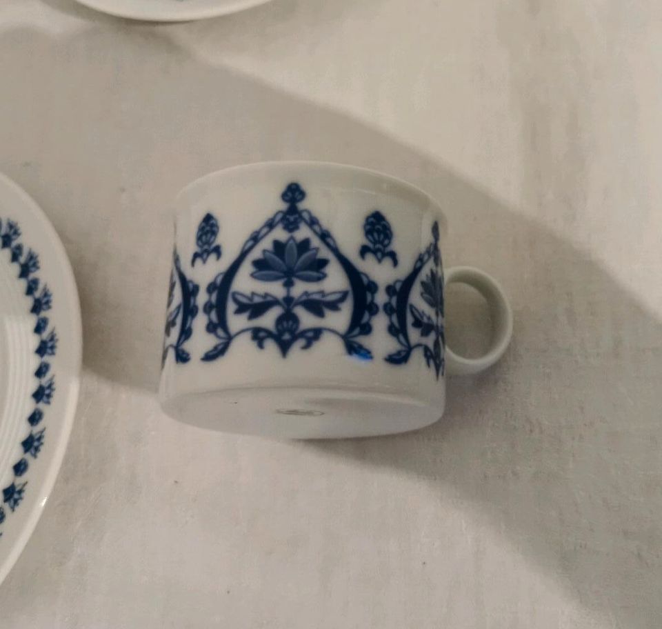 Tee/Kaffeeservice Friesland Melitta Jeverland Friesisch Blau. in Schwerte