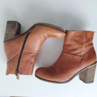 Stiefeletten  HUB, braun,  Gr. 40,  Leder,  Blockabsatz Bochum - Bochum-Ost Vorschau