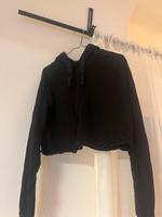 Pullover Sweater in schwarz mit Kapuze von bershka Baden-Württemberg - Rheinstetten Vorschau