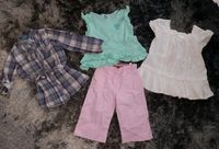 4er Set Sommer Mädchen Gr.110 Bluse 3/4 Hose T-Shirt weiß rosa Niedersachsen - Vechelde Vorschau