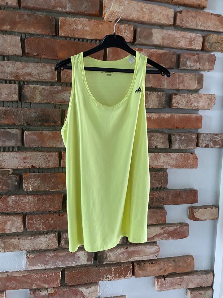 Damen Trainings Fitness T-Shirt Top Adidas Gelb GR. L in Fürth