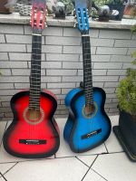 Deko Gitarren in blau und rot Bayern - Bamberg Vorschau