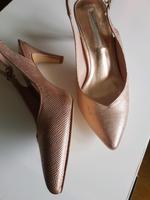 Slingpumps, Reptiloptik, goldbronzefarben Bayern - Nittendorf  Vorschau
