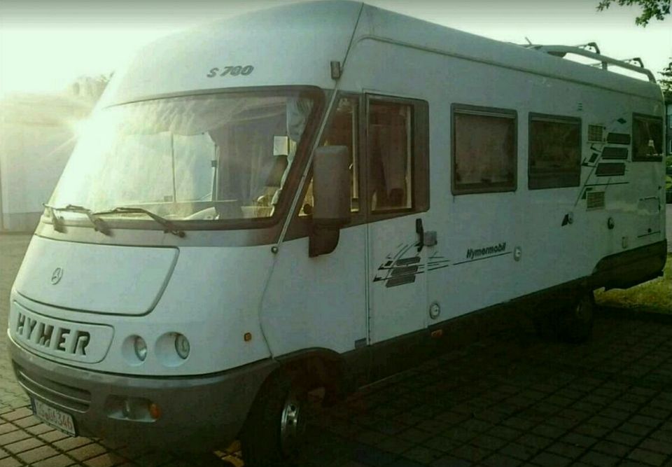 HYMER S700 Hymermobil Youngtimer Wohnmobil Hubbett+Solar+auto-SAT in Roxel