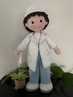 Amigurumi Gehäkelte Puppe Arzt Handarbeit Geschenk Nordrhein-Westfalen - Kamen Vorschau