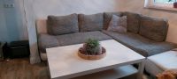 Couch L-Form mit Schlaffunktion weiß/grau Rostock - Nienhagen Vorschau
