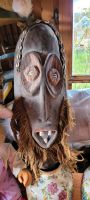 Afrikanische Maske , Voodoo , echte Zähne Niedersachsen - Saterland Vorschau