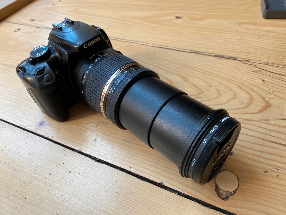 Canon EOS 400D Spiegelreflexkamera mit Tamron Objektiv 18-270 mm in Frankfurt am Main