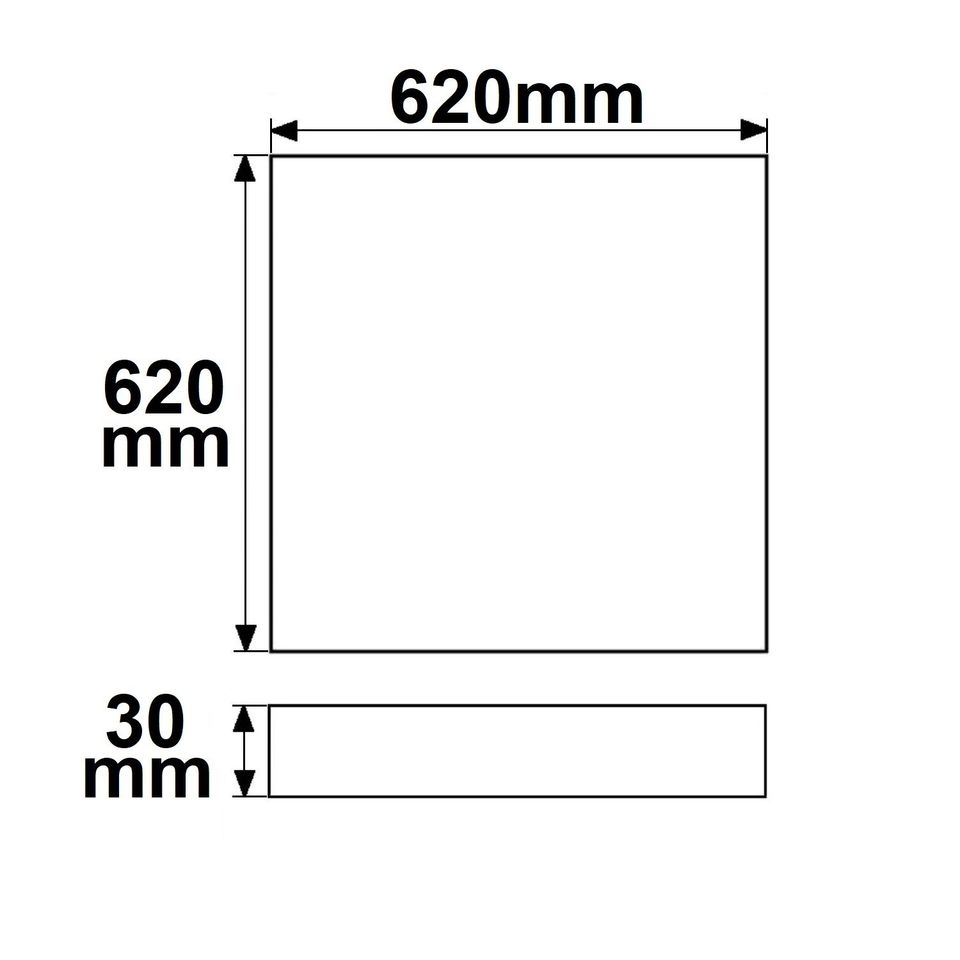 LED Panel Rasterdecke 62x62cm Büro Lampe möglich - NEU in Chemnitz