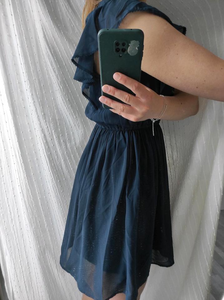 NEU Abendkleid Jugendweihe Sommerkleid Gr. M dunkelblau in Zwickau