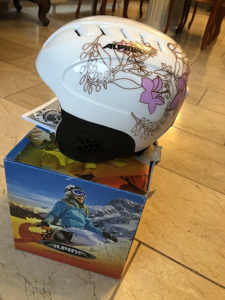 Alpina Kinder Ski Helm Sturzfrei rosa 48-52 in Kirn