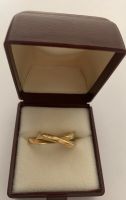 Designerring Gelbgold 22k (916er) mit vier Brillanten Nordrhein-Westfalen - Höxter Vorschau