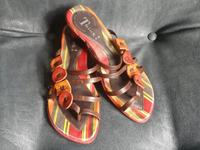 Think! Zehentrenner Sandale Flip Flop 37 rot orange braun Dortmund - Brechten Vorschau