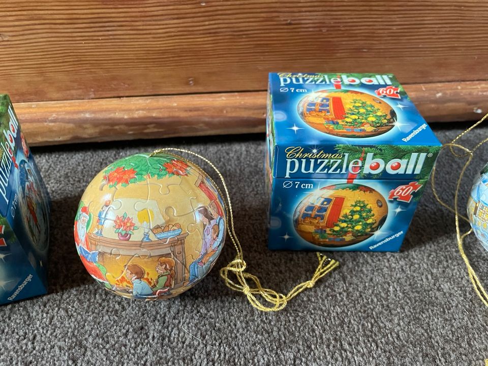 Puzzelball Weihnachten in Lößnitz