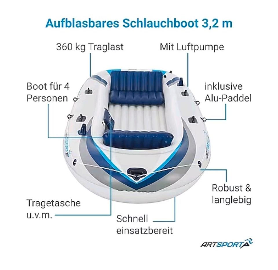 Schlauchboot in Wurzbach