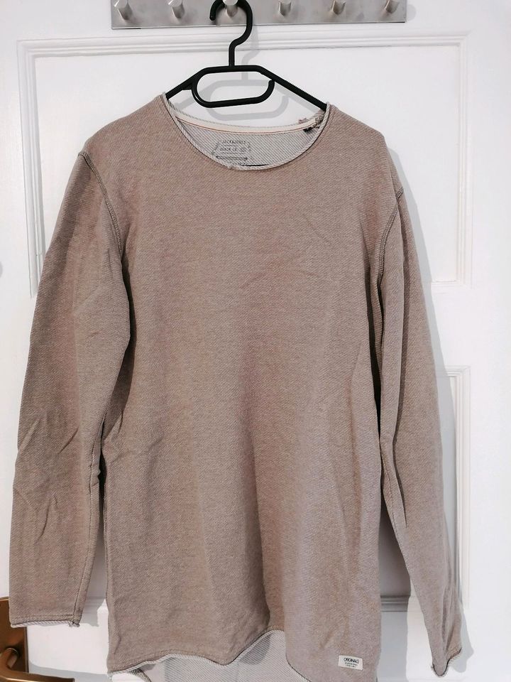 Herren Pullover Beige Gr. S Jack & Jones in Lingen (Ems)