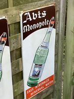 Vintage Rarität Sammler Blechschild Werbung Abts Monopole 1962 Nordrhein-Westfalen - Bocholt Vorschau