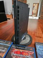 Playstation 2 slim mit blau leuchtenden Standfuß und 8 Spielen Gyhum - Bockel Vorschau