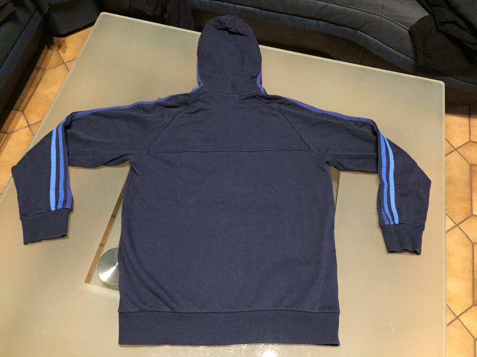 Adidas Sweatjacke Joggingjacke Pullijacke Gr.164 dunkelblau neu in Schöllkrippen