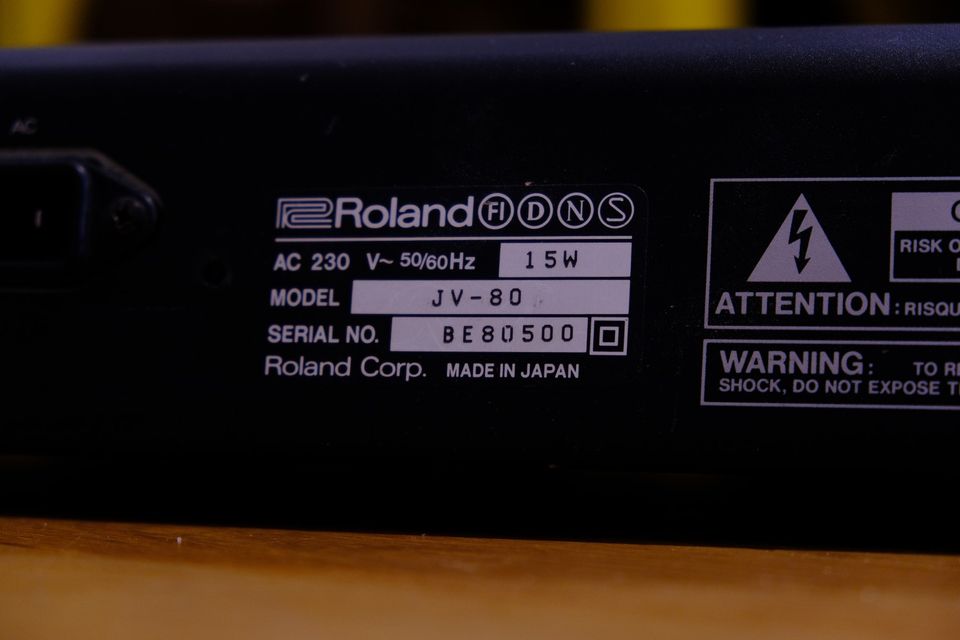 Roland JV-80 | Multi Timbral Synthesizer in Darmstadt