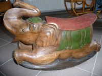 Schaukelelefant Massiv Holz Karussell Kunst Sammlerstück Baden-Württemberg - Bad Schönborn Vorschau