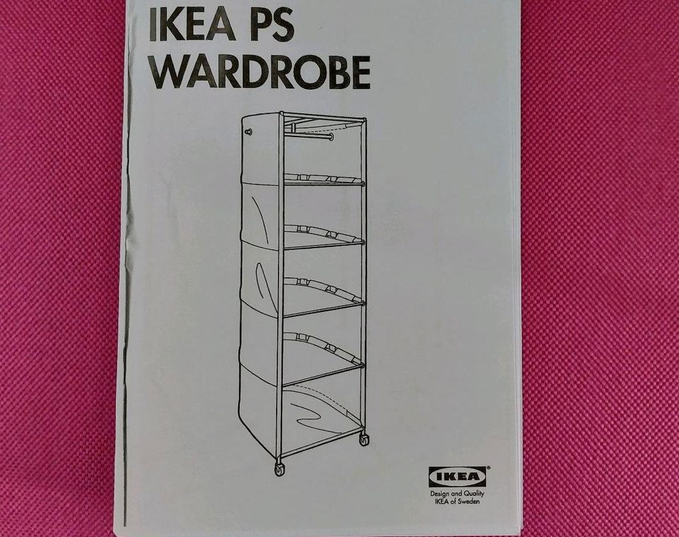 IKEA PS Textilschrank, 2x, Schuhschrank, Creme-Weiß, rollbar, 2x in Springe