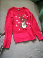 Weihnachspullover X-Mas Gr. XS Rot Rudolph München - Hadern Vorschau
