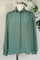 Satinbluse Gr. 40-44 Bluse Vintagebluse grün Schleswig-Holstein - Siek Vorschau