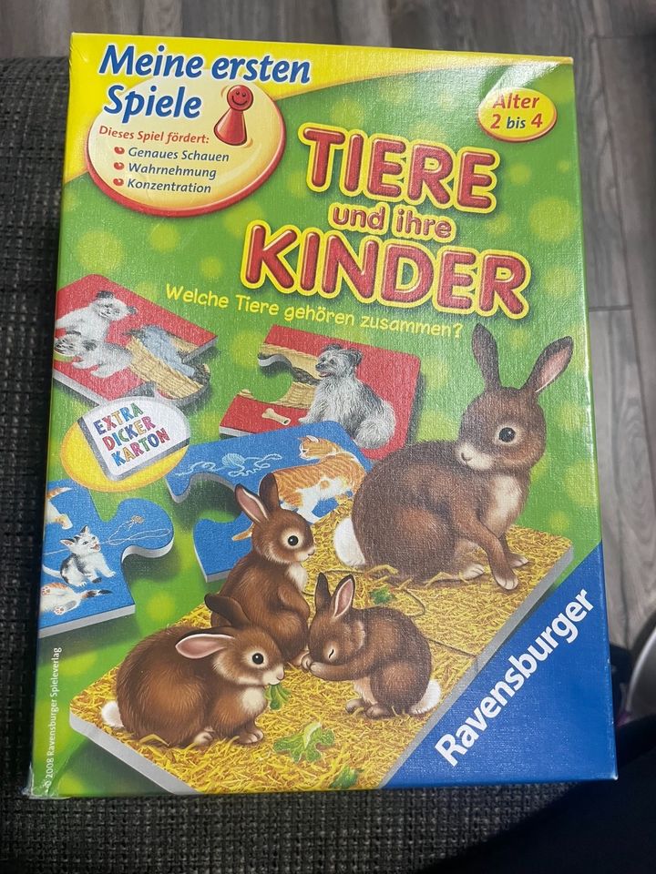 Tiere und ihre Kinder ,Lernspiel in Marne