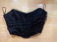 Zara Oberteil crop Korsett schwarz S schulterfrei Bayern - Germering Vorschau