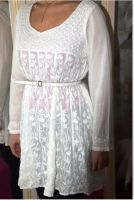 Traumhaftes weißes Baumwoll Kleid mit Verzierungen von Tribalart Berlin - Tempelhof Vorschau