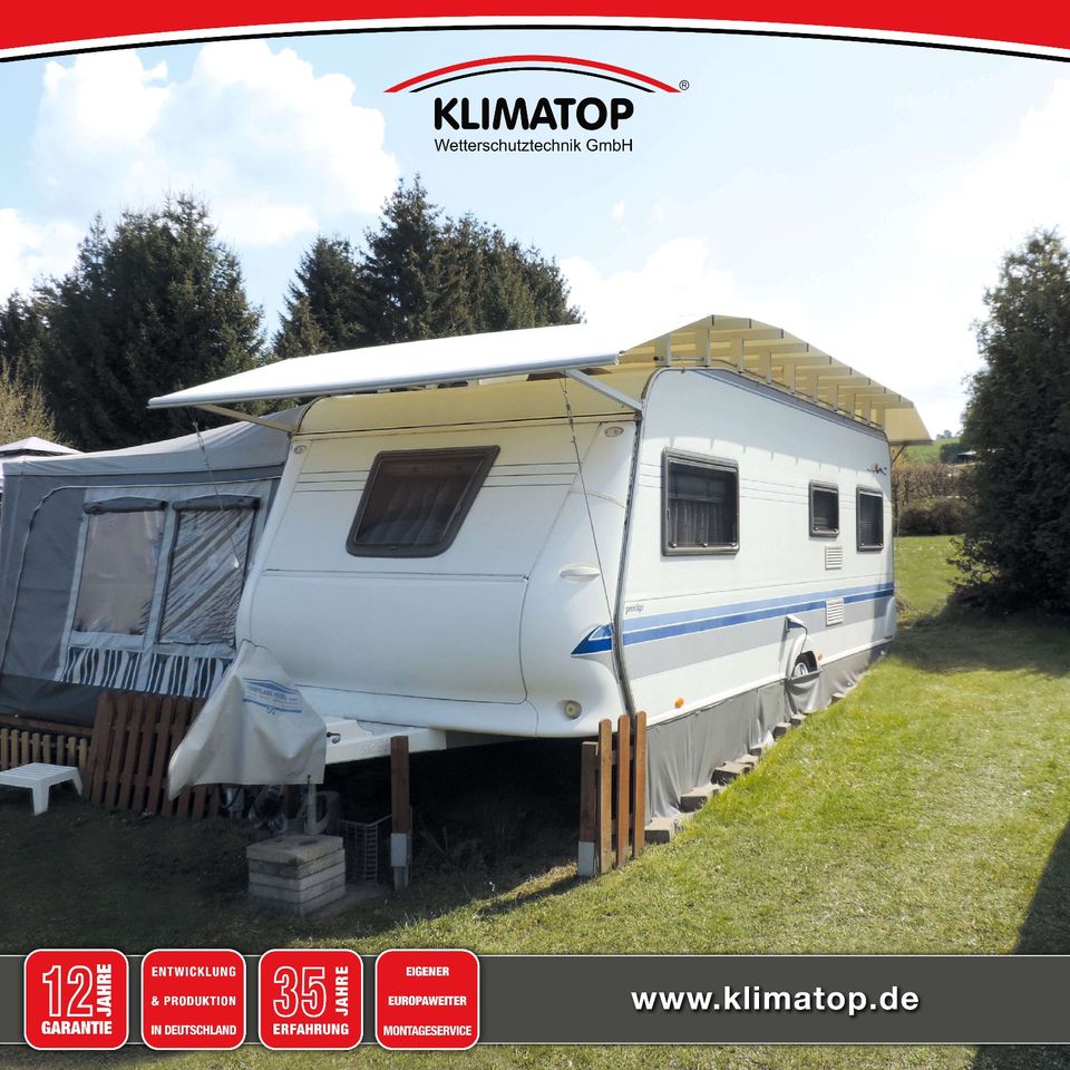 Wohnwagen Schutzdach CARATOP 300 x 850 cm von KLIMATOP Wetterschutz in Bückeburg