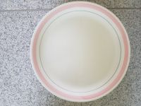 Teller, Fleischteller, flache Teller mit Muster rosa und grau Bayern - Bodenwöhr Vorschau