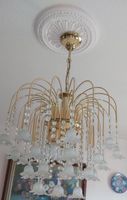 Kronleuchter Italienischer Stil Murano Glas Gold Wasserfall Baden-Württemberg - Scheer Vorschau