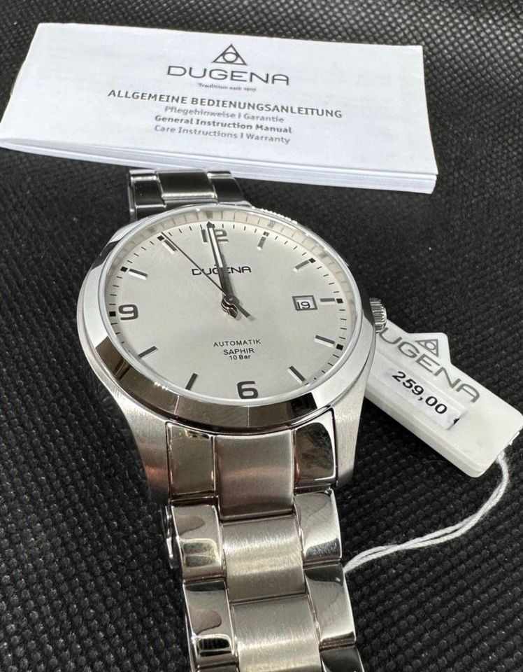 Dugena Saphir automatik Uhr 40MM ungetragen automatic TOP❗️ in Darmstadt