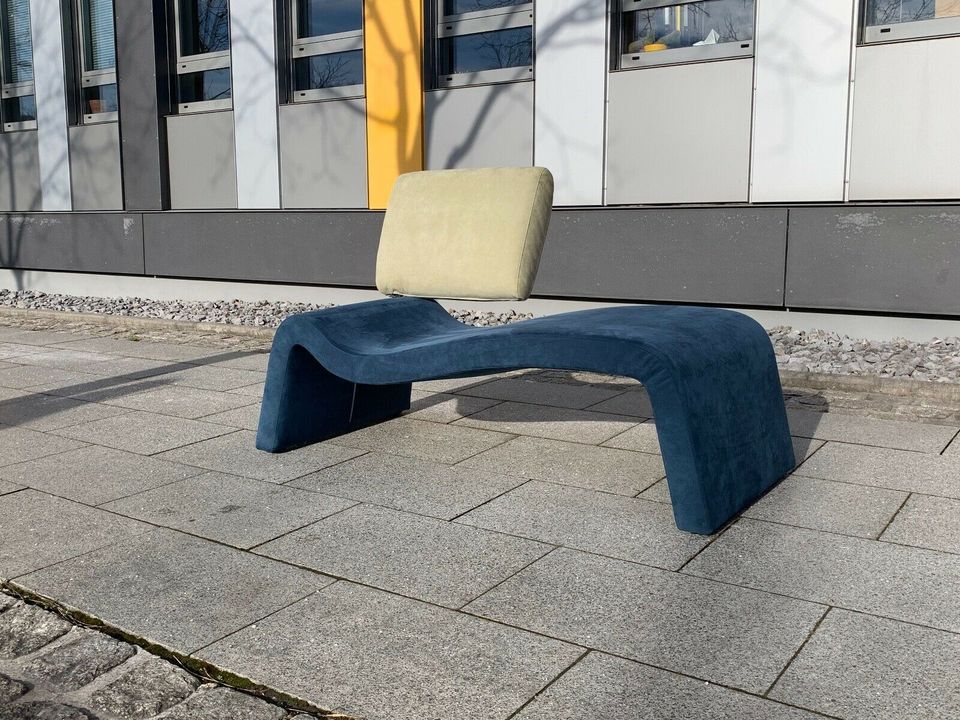 COR Design Liege / Sitzmöbel zweifarbig Alcantara dunkelblau-hell in Dortmund