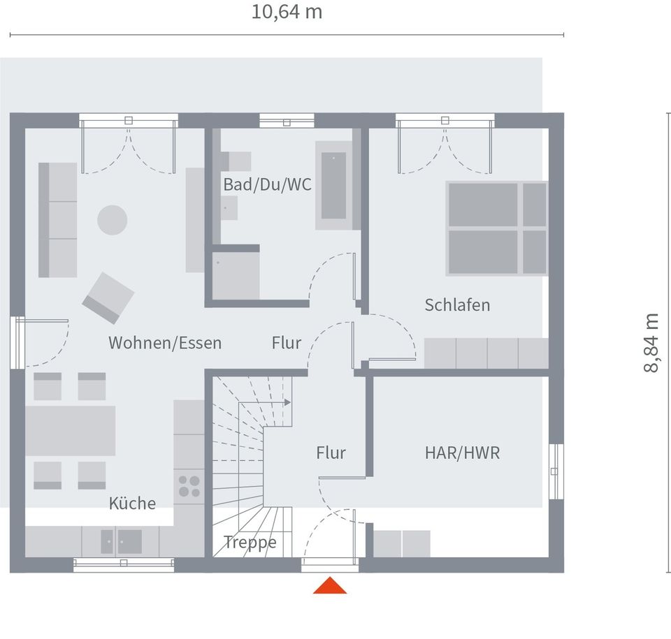 Bauen Sie hier mit OKAL...Hier ist genügend Platz für 2 Familien... in Hirschstein