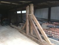 Holz Balken Altholz Carport DIY Durchbruch Scheune Krummhörn - Upleward Vorschau