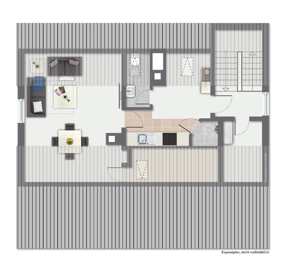 Vermietetes Mehrfamilienhaus mit Garten, einer Garage und 3 Carports in Knittlingen in Knittlingen