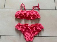 Next Bikini rosa neon Badeanzug 104 Rüschen Nordrhein-Westfalen - Detmold Vorschau