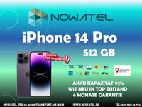 ✅ IPHONE 14 PRO 512GB WIE NEU AKKU 92%  IN LILA 879 € ✅ Frankfurt am Main - Innenstadt Vorschau