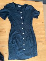 Swing Kleid - 20% Leinen - Größe 36 blau Hessen - Meinhard Vorschau