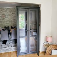 IKEA HEMNES Vitrine ✨ Regal mit 2 Glastüren ✨ schwarz ✨ 90x 197 Kiel - Mettenhof Vorschau