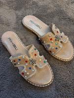 Rikel Sandalen Slipper mit Strass Gr. 41 Top Baden-Württemberg - Freiberg am Neckar Vorschau
