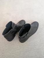 Stiefeletten schwarz Leder flach Nordrhein-Westfalen - Uedem Vorschau